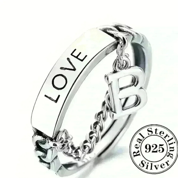 Symbol of Love Sterling Silver Ring - Picture 1 of 3